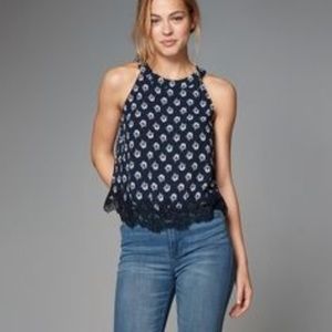 Abercrombie&Fitch Lace Trim Tank